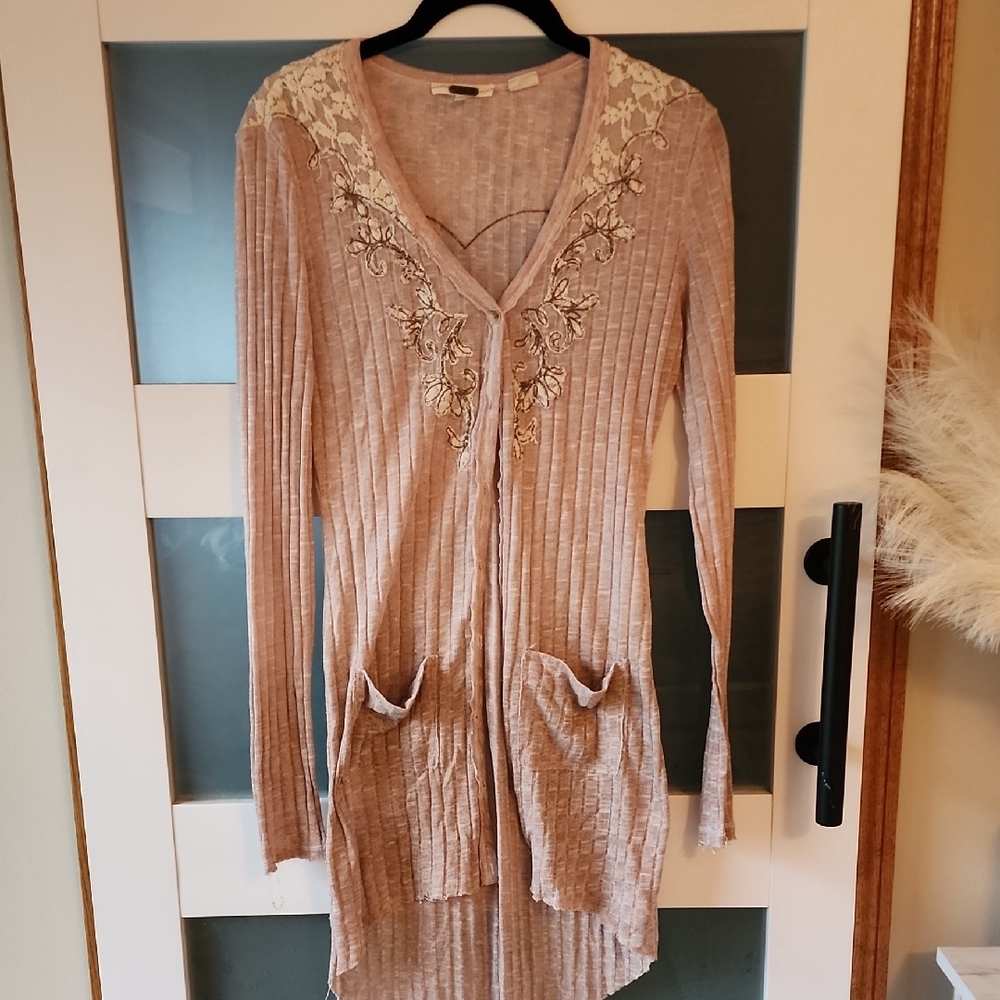 Miss Me Blush Knit Cardigan